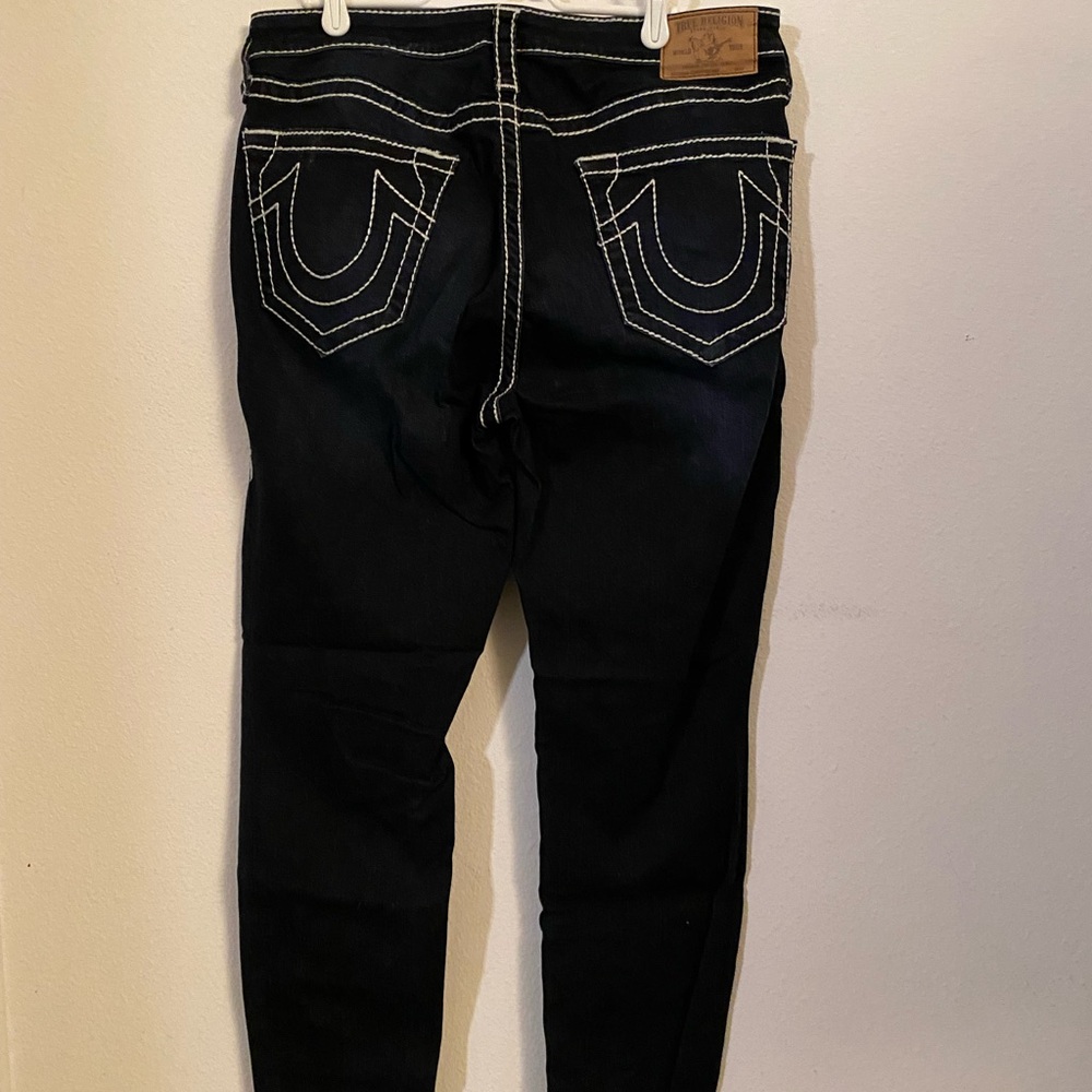 True Religion Black Skinny Jeans
